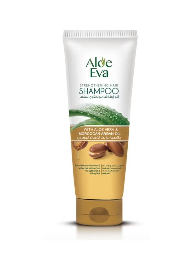 Aloe Eva Strenghthening Hair Oil Replacement With Aloe Vera And Argan Oil 250 ml + Strengthening Hair Shampoo With Aloe Vera 250ml & Moroccan Argan Oil 230ml - Image 2